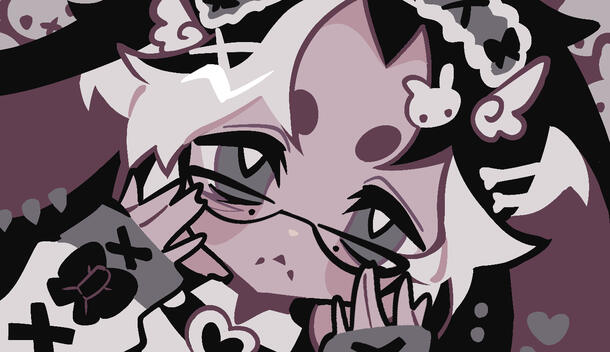 Pastel headshot! @CrybabyBuno on vgen